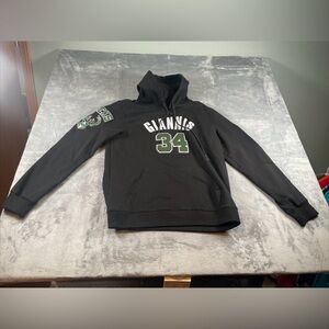 Black hoodie Milwaukee bucks Giannis pro standard XL embroidered